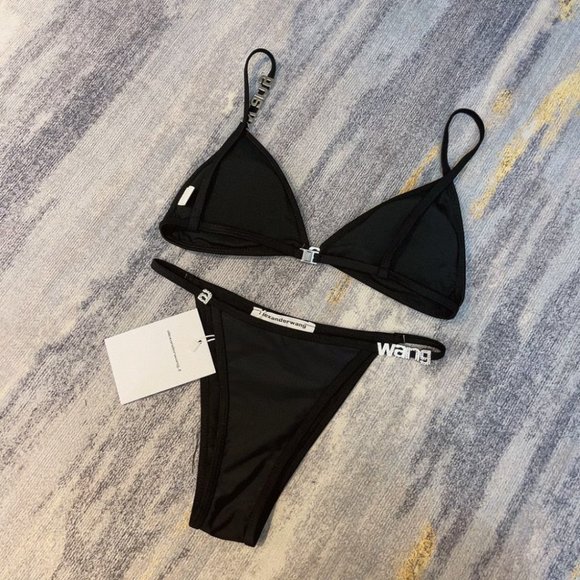 Alexander Wang New Collection Bikini Swimwear with Embellished Hardware Logo - Picture 8 of 8